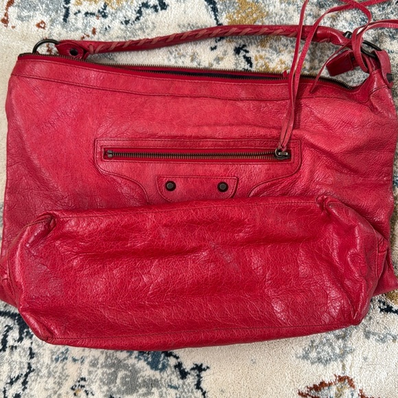 Balenciaga Red Day Hobo Bag - Picture 3 of 9